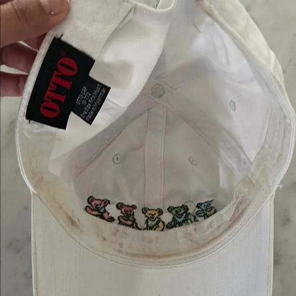 Grateful Dead Dancing Bears White Hat - Picture 3 of 4